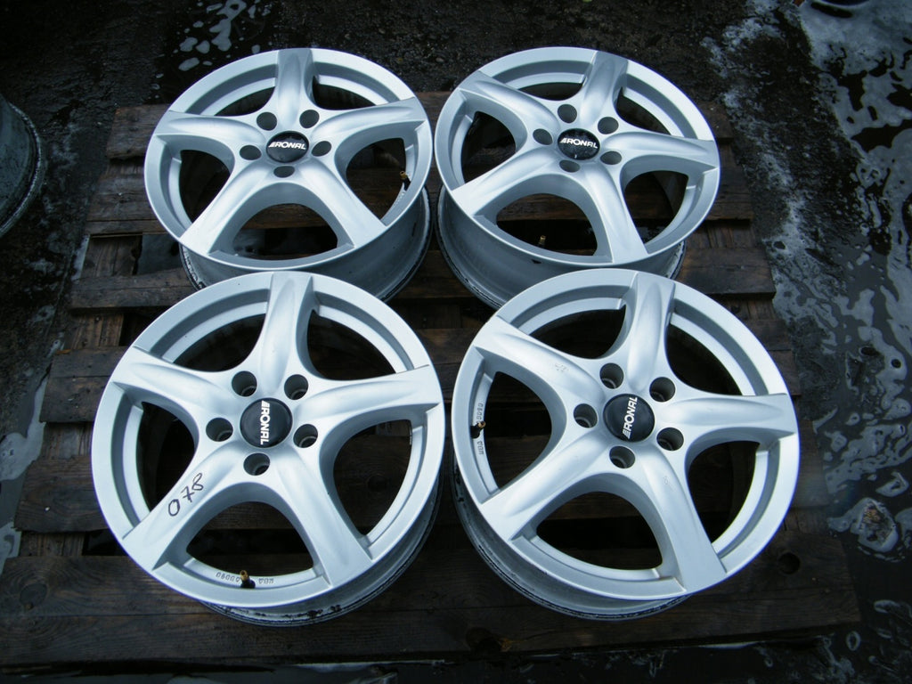 4x Alufelge 16 Zoll 6.5" 5x112 50ET Glanz Silber 8T0601025B Audi Altea III I FEL7871285447cy