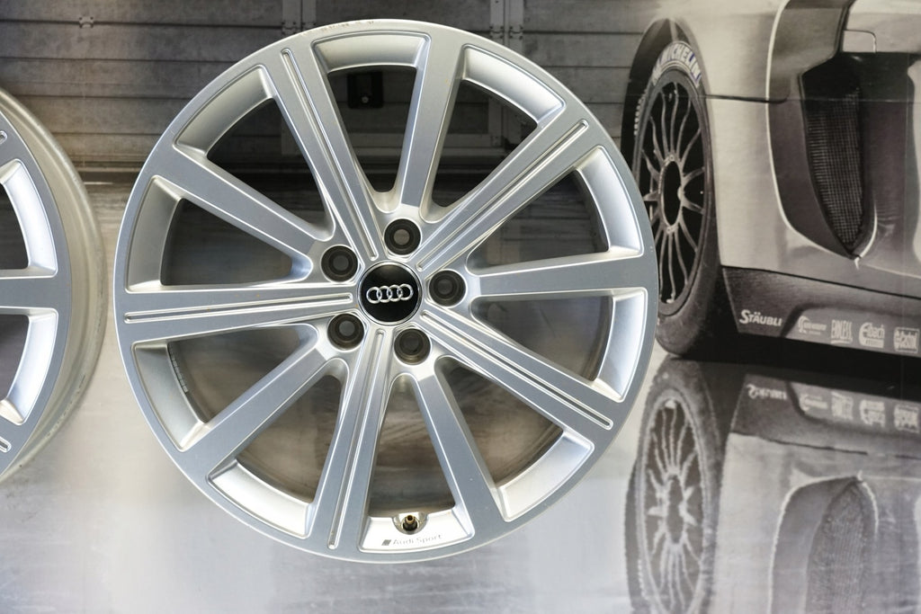 4x Alufelge 19 Zoll 7.5" 5x112 33ET Glanz Silber 83A601025AB Audi Q3 Rim Wheel