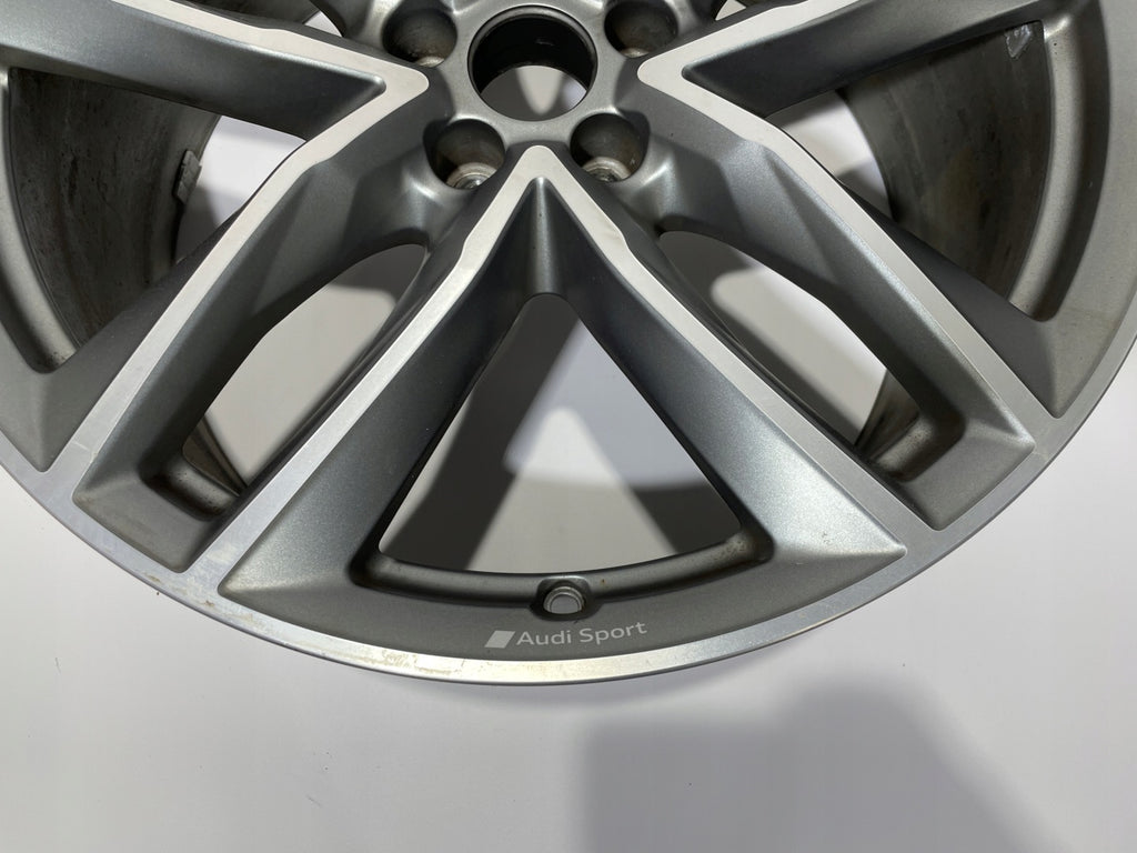 1x Alufelge 21 Zoll 9.5" 5x112 31ET Glanz Grau 4M0601025T Audi Rim Wheel FEL5176463397sc