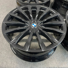 Load image into Gallery viewer, 4x Alufelge 19 Zoll 8.5" 5x112 25ET Glanz Schwarz 6861225 BMW 7 G11 G12 FEL3654471875ms