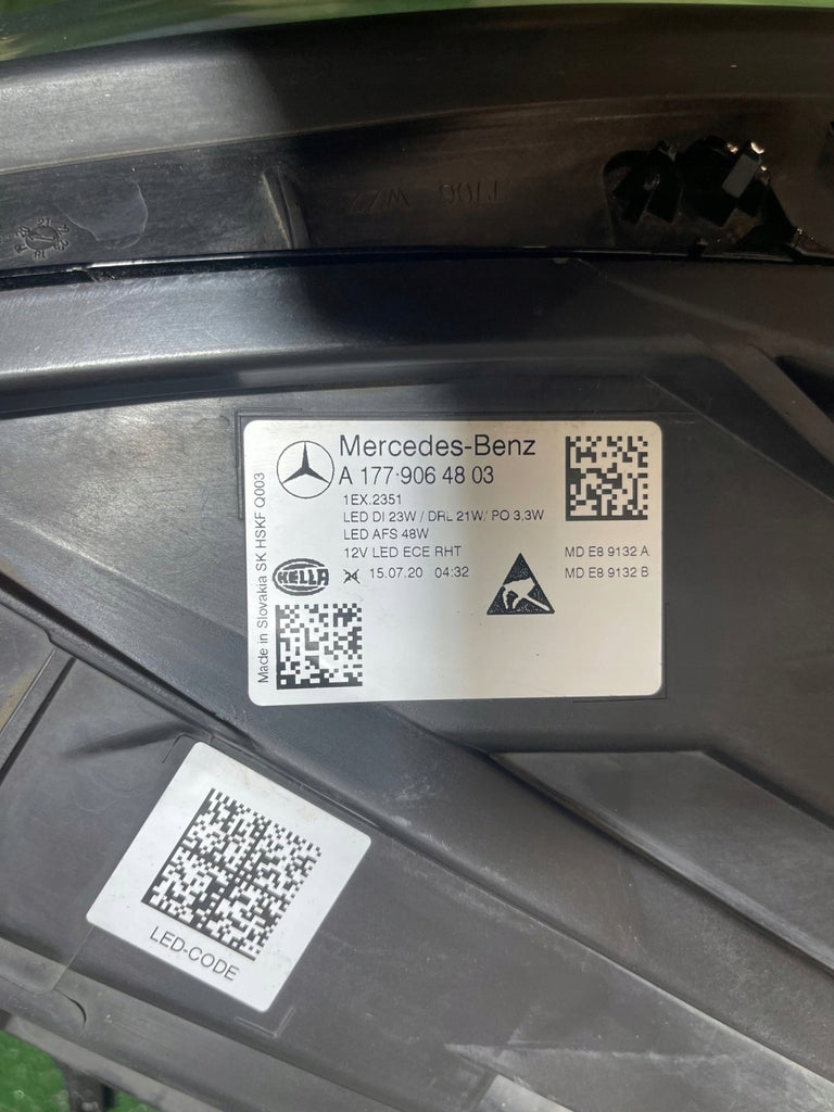 Frontscheinwerfer Mercedes-Benz W177 A1779064803 LED Rechts Headlight SCH3339195849uh