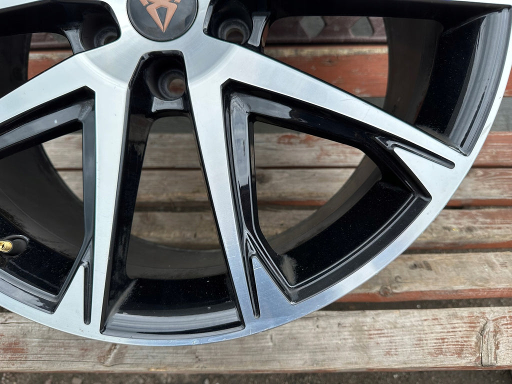 1x Alufelge 19 Zoll 8.0" 5x112 45ET Glanz Schwarz 575601025L Cupra Ateca FEL6021251655jm