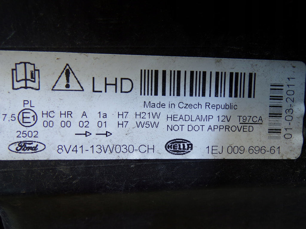 Frontscheinwerfer Ford Kuga I 8V41-13W030-CH Links Scheinwerfer Headlight SCH2823750747oj