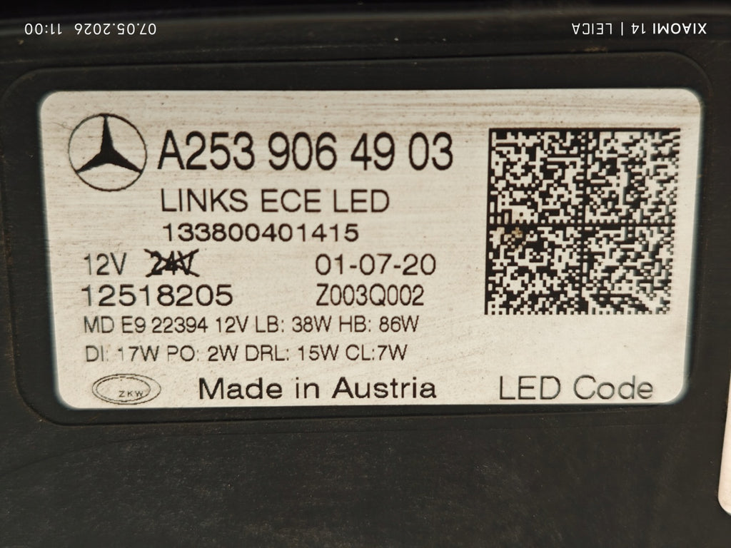 Frontscheinwerfer Mercedes-Benz Glc A2539064903 Links Scheinwerfer Headlight SCH1003851578jg