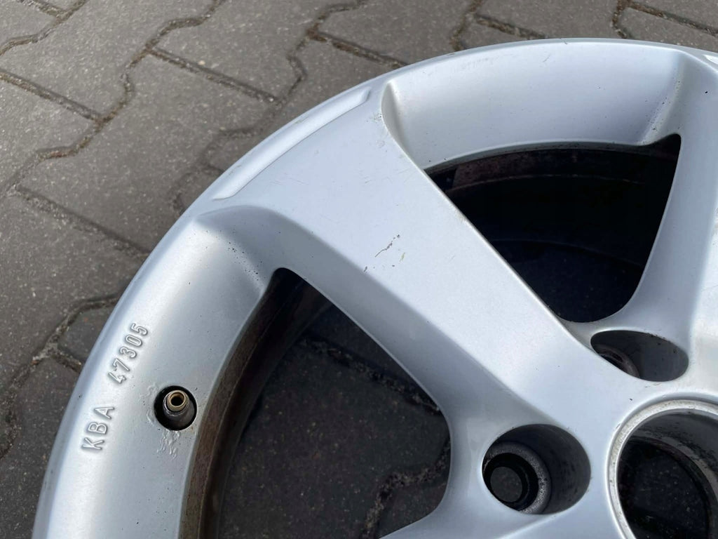 1x Alufelge 17 Zoll 6.5" 5x112 39ET Glanz Silber KBA47305 VW I Rim Wheel FEL8854920892td
