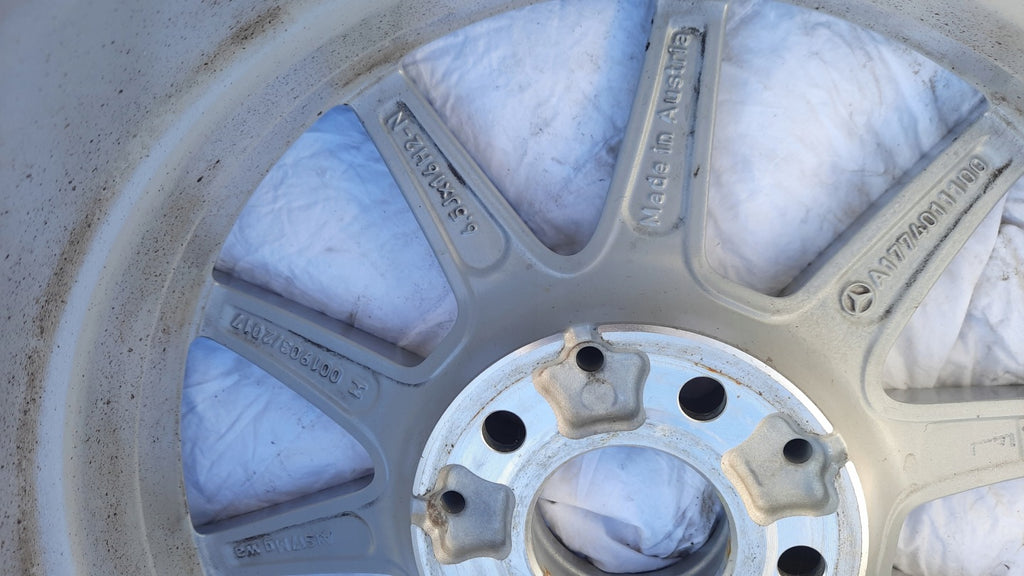 1x Alufelge 16 Zoll 6.5" 5x112 44ET Glanz Silber A1774011100 Mercedes-Benz W177 FEL3084842439su