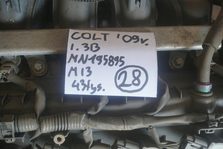 Motor Mitsubishi Colt I MN195895 1.3 43TKm 2009 Benzin Engine Komplett MOT1159051372ew