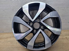 Load image into Gallery viewer, 1x Alufelge 15 Zoll 5.5" 4x100 41ET Glanz Silber 1S0601025CE Mg Up Rim Wheel FEL3110646230mj