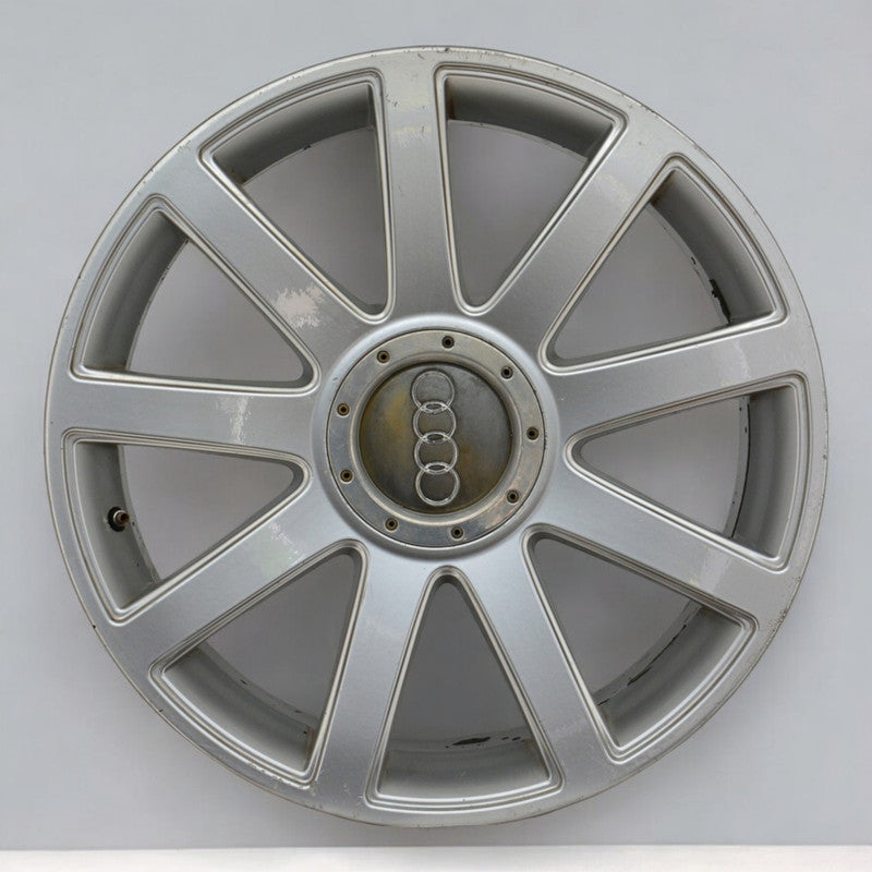 4x Alufelge 19 Zoll 8.0" 5x112 42ET Glanz Silber Audi Rim Wheel