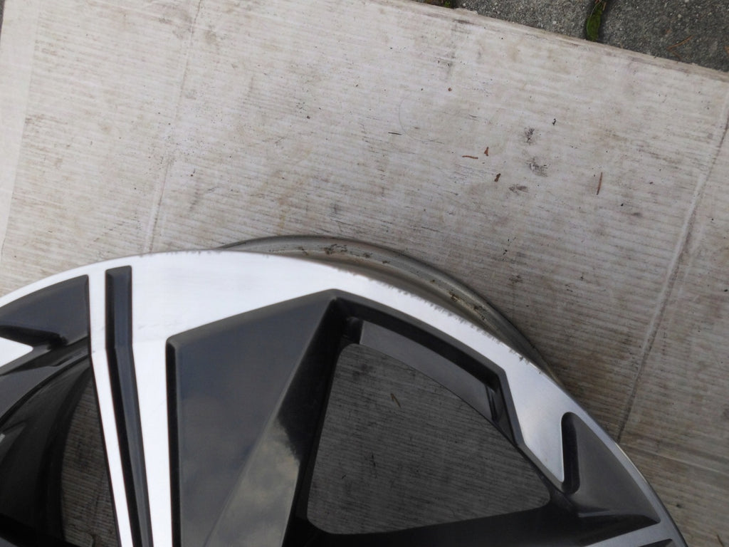 1x Alufelge 18 Zoll 7.0" 5x114.3 38ET Glanz Schwarz Mitsubishi Outlander I FEL4606060608fy