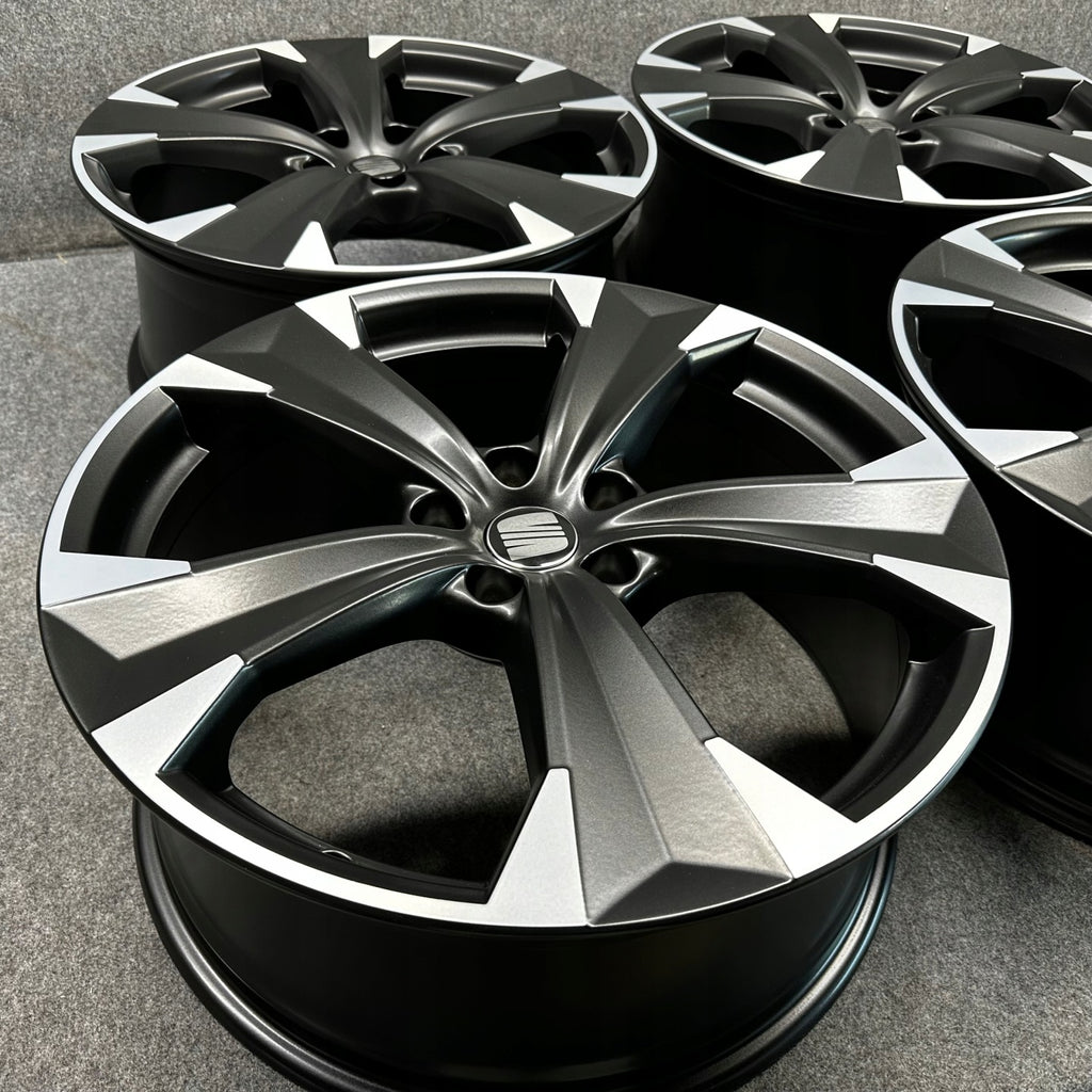 4x Alufelge 19 Zoll 8.0" 5x112 45ET Glanz Schwarz 575601025AS Cupra Ateca FEL7381981127mp