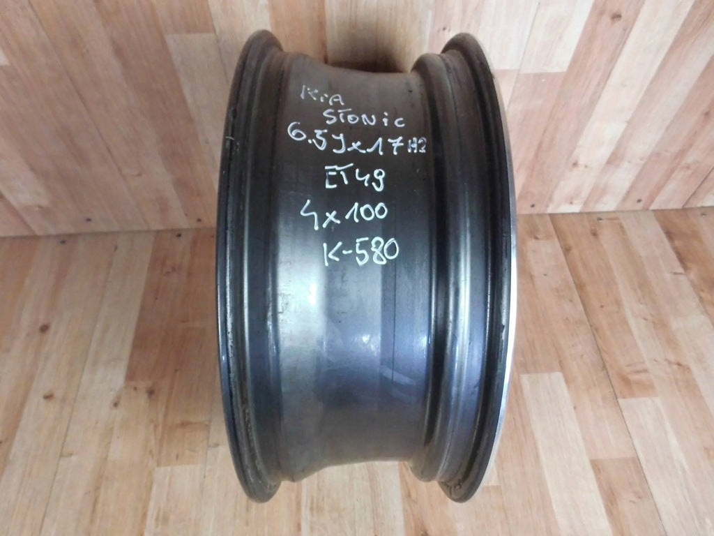 1x Alufelge 17 Zoll 6.5" 4x100 49ET Glanz 52910-H8700 Kia Stonic Mg Rim Wheel FEL7119903115mz