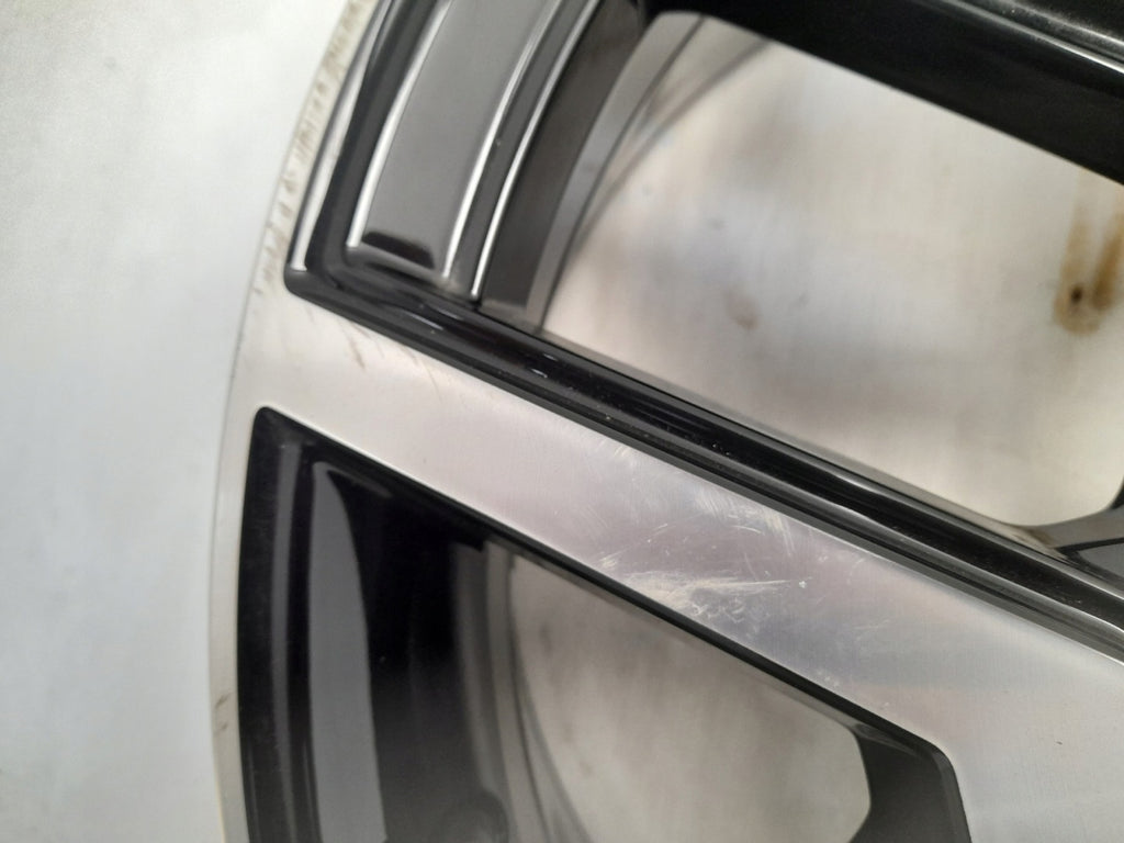 1x Alufelge 18 Zoll 7.0" 5x100 47ET Glanz Schwarz 6F9601025B Seat I Rim Wheel FEL9275561836dx