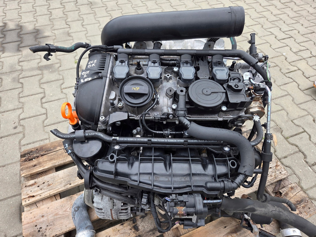 Motor Audi A3 Tt CCZ 2.0 TSI 200PS 147kW 123TKm Benzin Engine Komplett