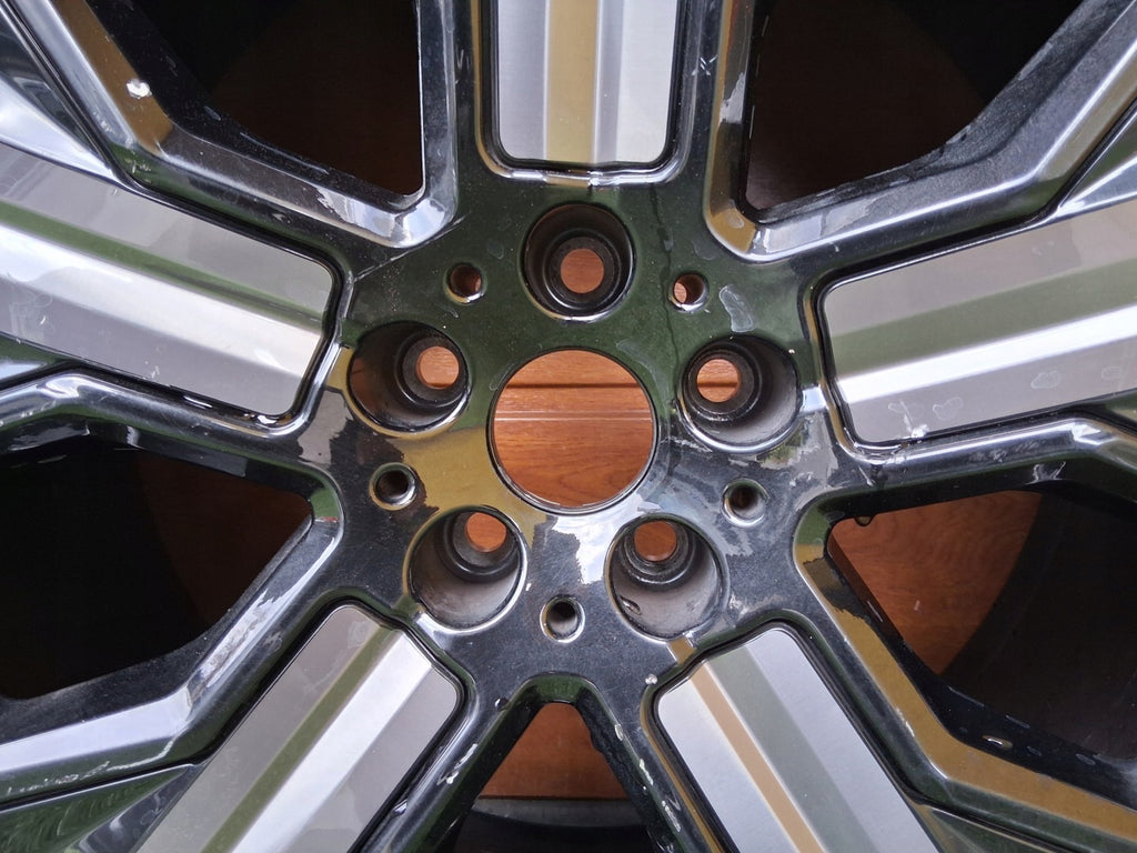1x Alufelge 21 Zoll 9.0" 5x112 36ET Glanz Schwarz 5A02655 5A41F90 5A02654 BMW Ix FEL3353296294ug