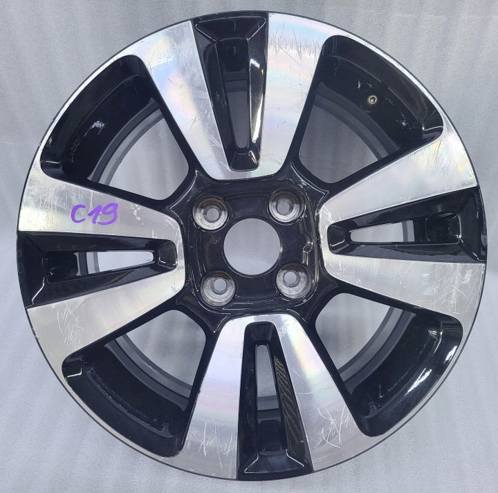1x Alufelge 16 Zoll 6.5" 4x108 20ET Glanz Schwarz 9813075077 Citroën Cactus FEL8586402106uc
