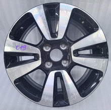 Load image into Gallery viewer, 1x Alufelge 16 Zoll 6.5" 4x108 20ET Glanz Schwarz 9813075077 Citroën Cactus FEL8586402106uc