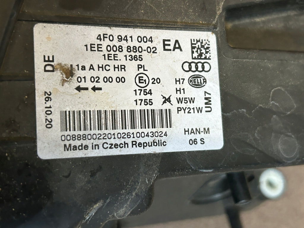 Frontscheinwerfer Audi A6 C6 4F0941004 Rechts Scheinwerfer Headlight SCH9209444415bb