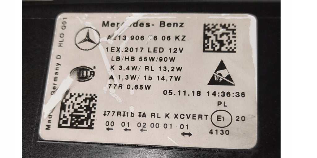 Frontscheinwerfer Mercedes-Benz W213 A2139067606 Full LED Rechts Headlight SCH2786525359pi