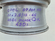 Load image into Gallery viewer, 1x Alufelge 17 Zoll 7.5&quot; 5x115 45ET Silber Opel Rim Wheel