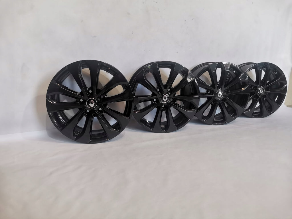 4x Alufelge 16 Zoll 6.5" 5x114.3 44ET Schwarz 403005287R Renault Megane Talisman FEL3700319421tm