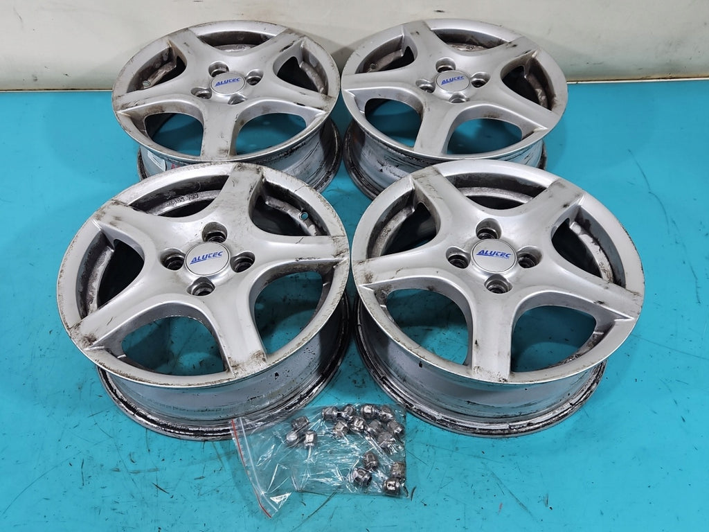 4x Alufelge 15 Zoll 5.5" 4x100 40ET KBA50134 Honda Jazz Iii Rim Wheel FEL3254595124pz