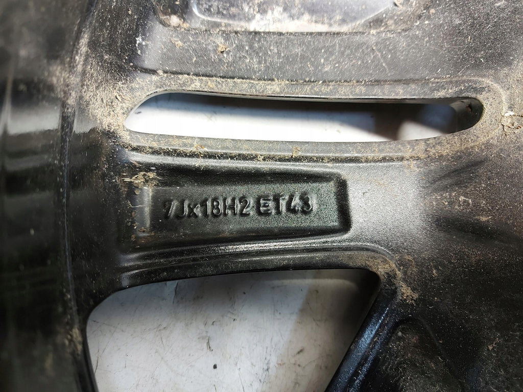 1x Alufelge 18 Zoll 7.0" 5x112 43ET Glanz Schwarz 5FJ601025C Seat Tarraco FEL5693151831ga