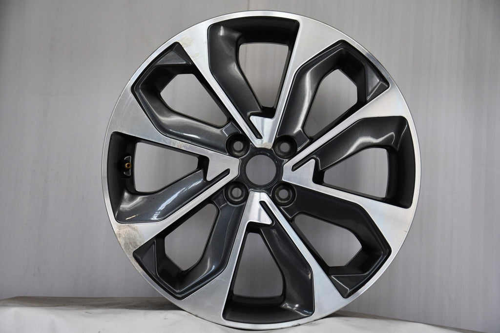 1x Alufelge 17 Zoll 6.5" 4x100 49ET Glanz Graphit 52910-H8500 Kia Mg Rim Wheel FEL5729078878px