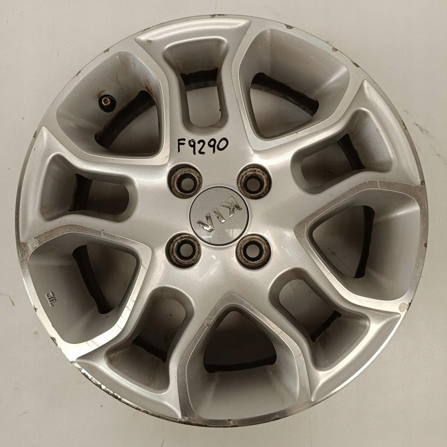1x Alufelge 15 Zoll 5.5" 4x100 52ET Glanz Silber 529101Y200 Kia Picanto FEL8952169236ez