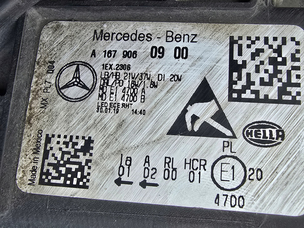 Frontscheinwerfer Mercedes-Benz Gle A1679060900 Full LED Rechts Headlight SCH1276465130ev
