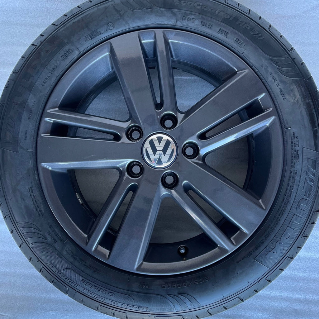 4x Alufelge 17 Zoll 6.5" 5x112 38ET 5K0601025AH VW Touran Golf New Beetle FEL4451887996vt