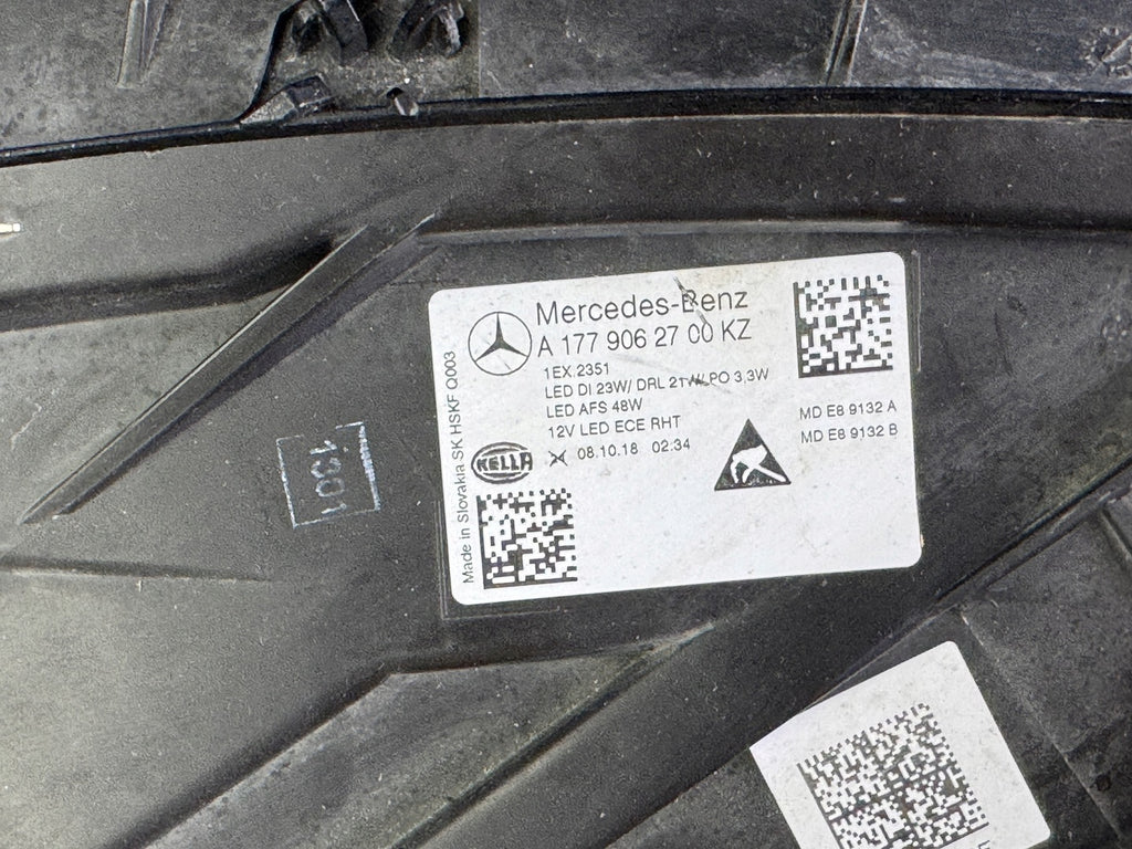 Frontscheinwerfer Mercedes-Benz W177 A1779062700 LED Links Headlight SCH9240461717uf