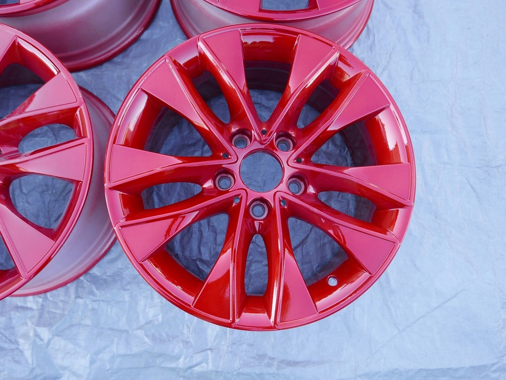 4x Alufelge 17 Zoll 7.5" 5x120 43ET Glanz Weiß 6850152 BMW F22 F21 F20 Rim Wheel FEL7920421333da