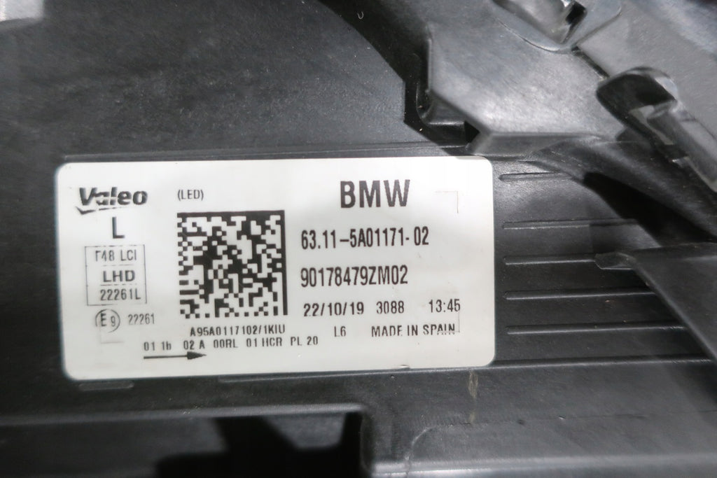 Frontscheinwerfer BMW X1 F48 5A01171 Full LED Links Scheinwerfer Headlight SCH6233699078wl