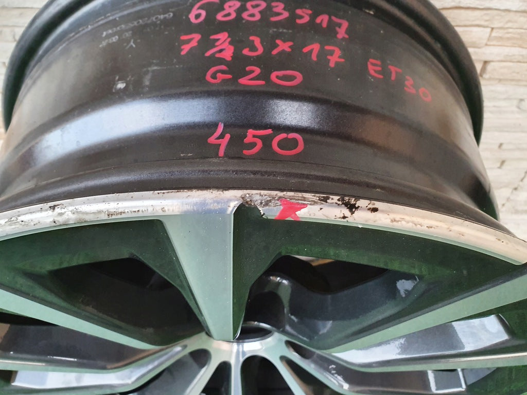 1x Alufelge 17 Zoll 7.5" 5x112 6883517 BMW 3 G21 G20 Rim Wheel FEL9109934045pw