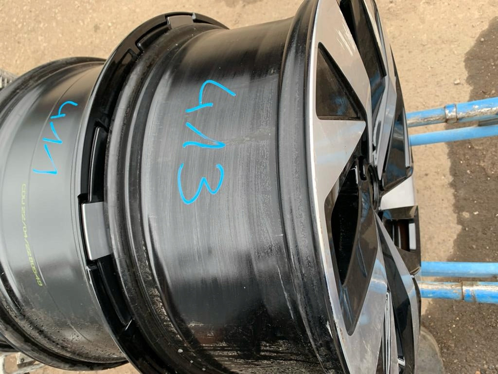 1x Alufelge 20 Zoll 8.0" 5x112 45ET Glanz Schwarz 11A601025A VW Id.4 Rim Wheel FEL7493709744mc