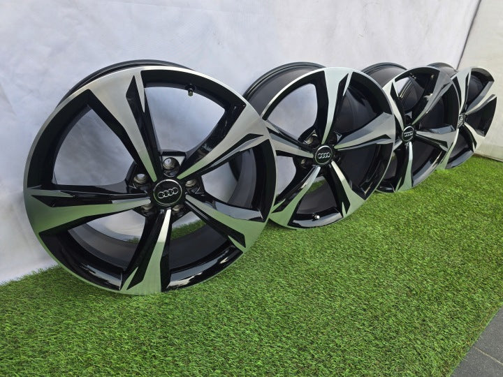 4x Alufelge 19 Zoll 7.0" 5x112 34ET Glanz Schwarz 80A601025K Audi Q5 Rim Wheel FEL8965011367sx