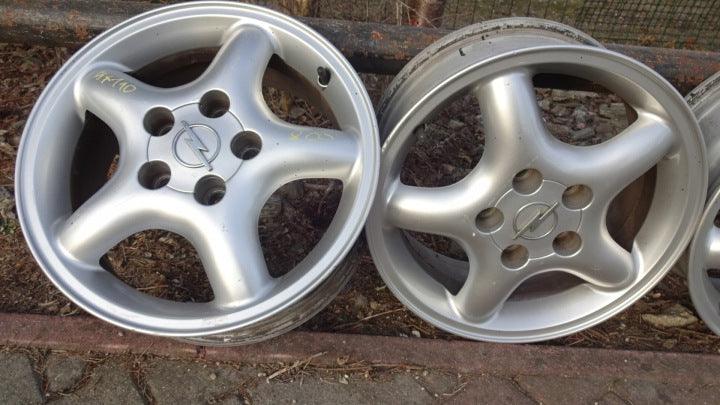 4x Alufelge 15 Zoll 6.0" 5x110 Opel Rim Wheel FEL8180343764zn