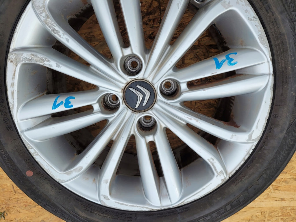 1x Alufelge 16 Zoll 7.0" 4x108 29ET Glanz Silber 9670053177 Citroën C4 II B7 FEL6488494392me