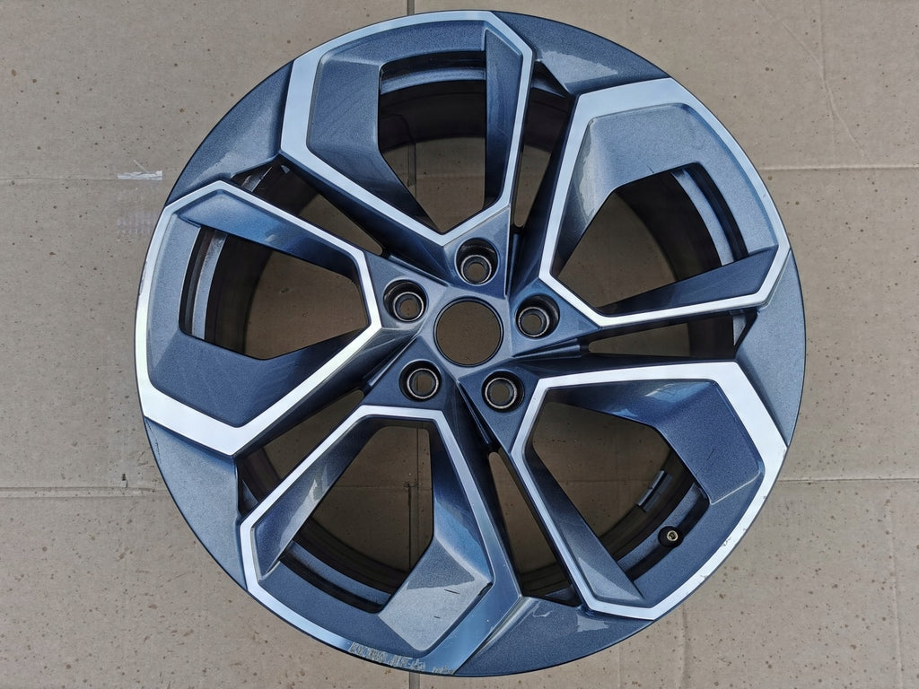 1x Alufelge 19 Zoll 7.5" 5x112 48ET Glanz Graphit 5E3601025S Mg Octavia 5e3 Iv