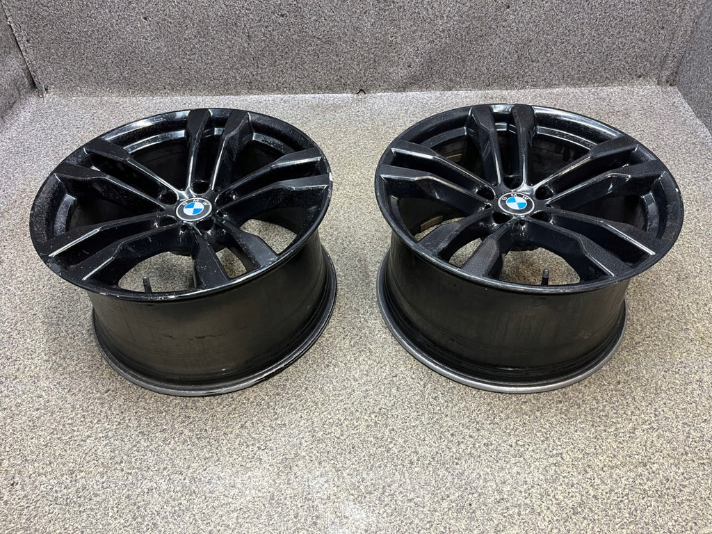 1x Alufelge 20 Zoll 11.0" 5x120 37ET Schwarz 7846789 BMW X5 E70 F15 Rim Wheel FEL9331368016aq