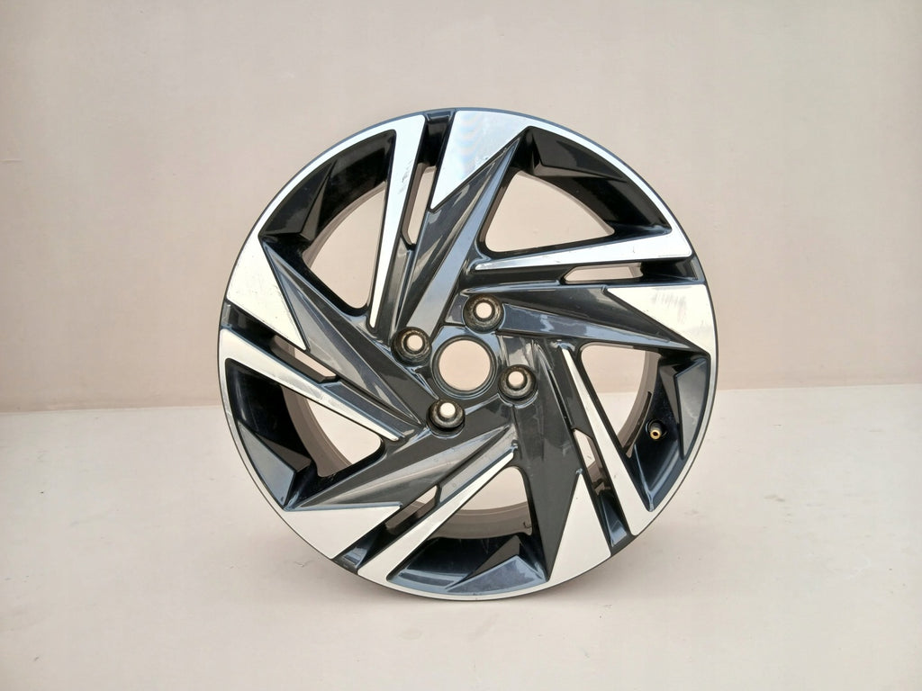 1x Alufelge 16 Zoll 6.0" 4x100 50ET Glanz 52910Q0200 Hyundai Bayon Rim Wheel FEL5745382971vw