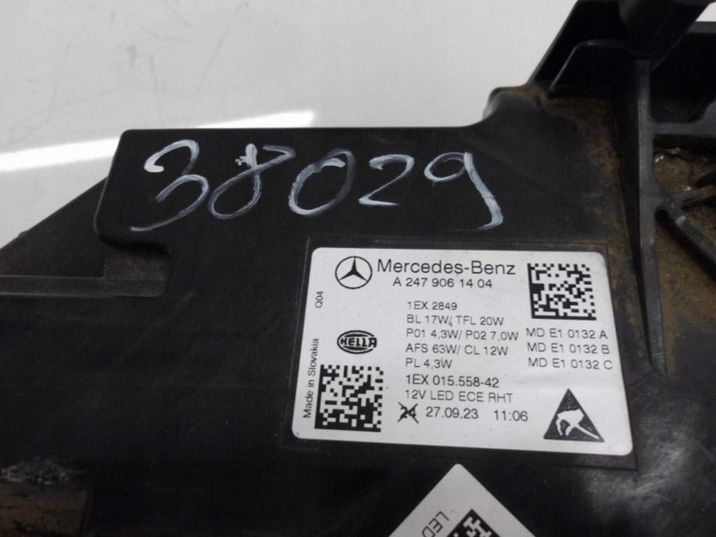 Frontscheinwerfer Mercedes-Benz W247 A2479061404 1EX01555842 Rechts Headlight SCH5841182292wx