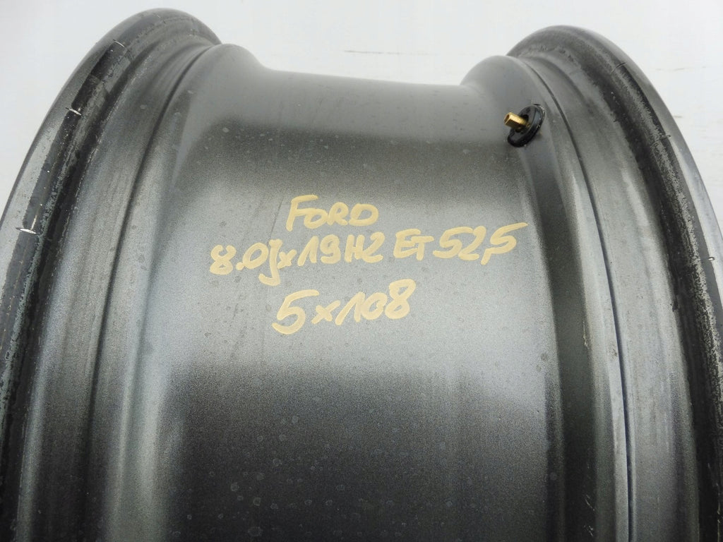 1x Alufelge 19 Zoll 8.0" 5x108 52 5ET Matt Schwarz Ford Kuga Rim Wheel FEL3981947021gk