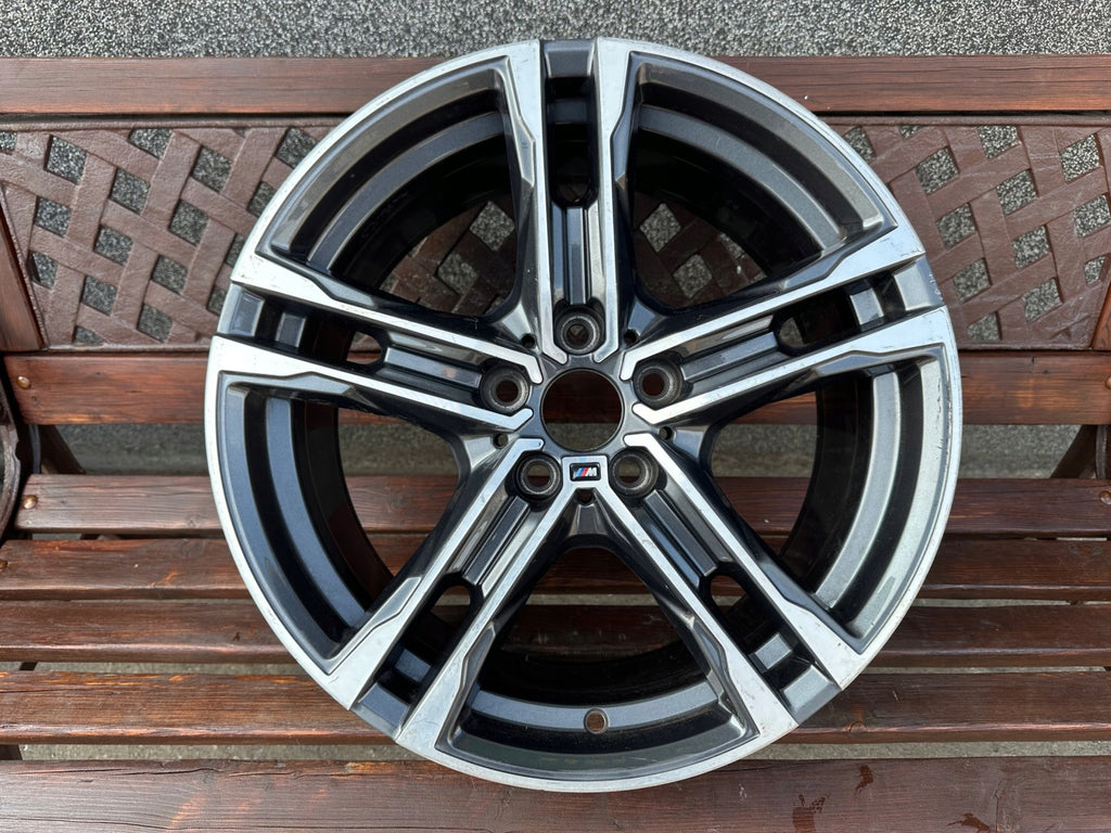 1x Alufelge 18 Zoll 8.0" 5x112 57ET Glanz Graphit 8092352 BMW F44 1 F40 Mg FEL9140533305xy