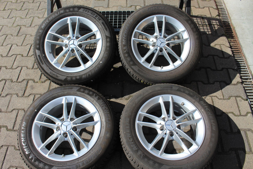 4x Alufelge 16 Zoll 6.5" 5x112 44ET Glanz Silber A1774010100 Mercedes-Benz W177 FEL5314518999mm