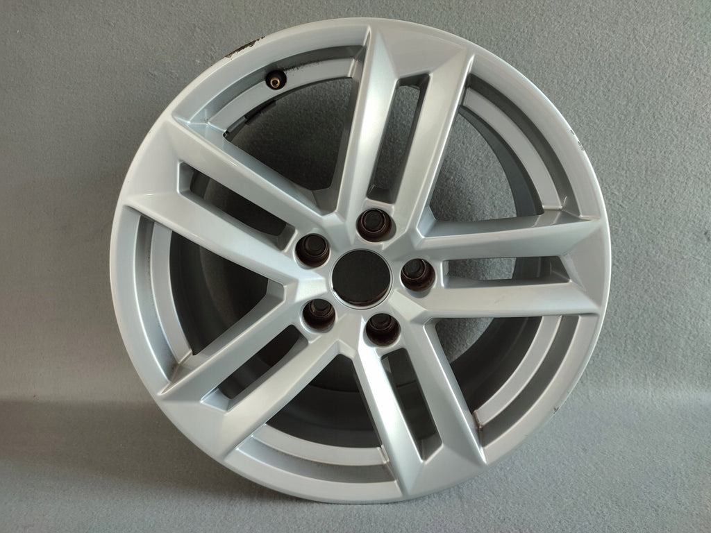 1x Alufelge 17 Zoll 7.5" 5x112 38ET Glanz Silber 8W0601025E Audi A4 B9 Rim Wheel