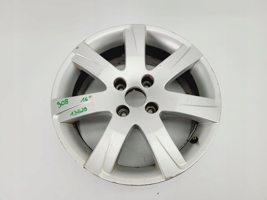 1x Alufelge 16 Zoll 7.0" 4x108 32ET Glanz Silber 9673708077 Peugeot 308 I FEL4847996880cl