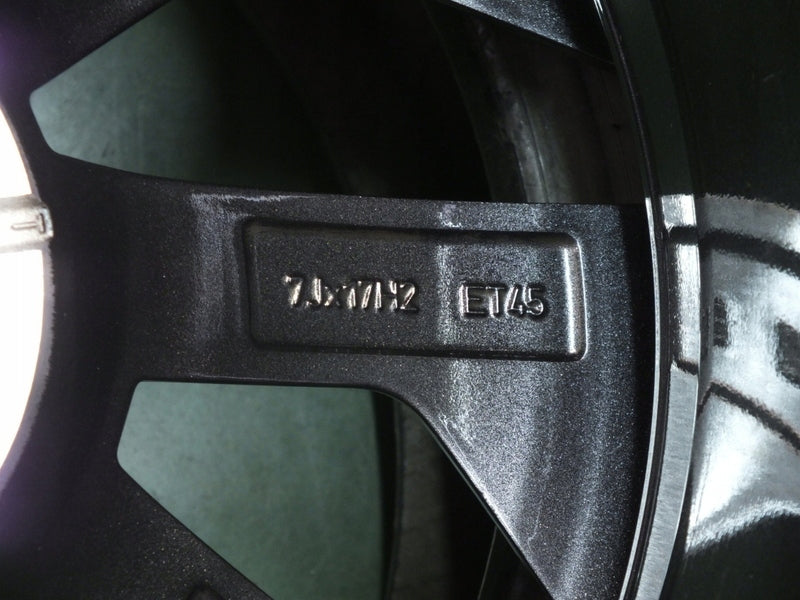 1x Alufelge 17 Zoll 7.0" 5x112 45ET Glanz Graphit 57A601025AB Mg Karoq Rim Wheel FEL8871195323kz