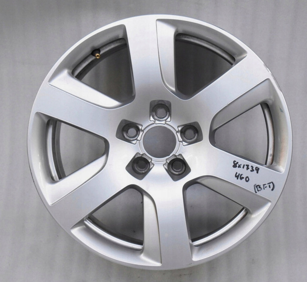 1x Alufelge 17 Zoll 8.0" 5x112 39ET Glanz Silber 4G0601025BK Audi A6 C7